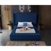Kiki Full Upholstered Platform Bed (KikiNavy-F) image 6