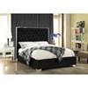 Lexi Full Upholstered Panel Bed (LexiBlack-F) image 2