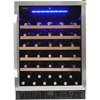 50-Bottle Stilton Series Wine Cellar with Digital Display (SWC057D1BSS) image 1