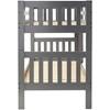 1010-3TTDG Twin over Twin Mission Bunk Bed - Dark Grey image 3
