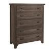 Bungalow 5-Drawer Chest (740-115) image 1