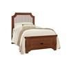 Bungalow Full Upholstered Panel Bed with Storage (742-441/742-046B/742-302/TT-444T) image 1