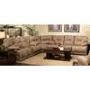 Voyager Power Reclining Fabric and Leather Look 3 pc Sectional (64389 1228-49/1328-49|4388 1228-49/1328-49|64381 1228-49/1328-49) image 1