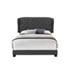 Queen Upholstered Bed (SH279DGR-1) image 1