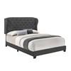 Queen Upholstered Bed (SH279DGR-1) image 2