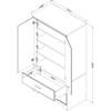Versa 2-Drawer Armoire (11299) image 8