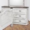 White Rustic 6-Drawer Dresser (White Rustic Dresser) image 1