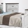 White Rustic 5-Drawer Chest (White Rustic Drawer Chest) image 1