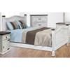 White Rustic Full Poster Bed (White Rustic Full Poster Bed) image 1