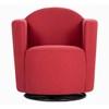 Classique Swivel Fabric Chair (506-015-Penny Lane Red) image 2