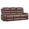 Putnam Reclining Leather Look Sofa (9405BR-3) image 2
