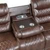 Putnam Reclining Leather Look Sofa (9405BR-3) image 5