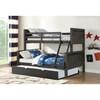 503-BK Twin Trundle Bed - Black image 3