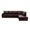 Barrington Leather Look 3 pc Sectional (8378BRW*3) image 3
