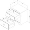 Versa 2-Drawer Nightstand (13113) image 7