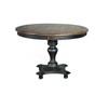 Round Bourbon Country Adjustable Height Dining Table with Pedestal Base (1014PJ-B/1014PJ-T) image 1