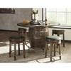 Round Homestead Counter Height Dining Table with Pedestal Base (1038TL2-B1/1038TL2-B2/1038TL2-T) image 4