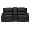 Calderwell Reclining Leather Look Loveseat (7710194) image 1