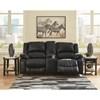 Calderwell Reclining Leather Look Loveseat (7710194) image 6