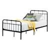 Cotton Candy 12356 Metal Platform Bed - Pure Black image 1