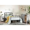 Cotton Candy 12356 Metal Platform Bed - Pure Black image 6