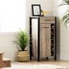 Munich 12359 Small Bar Cabinet with Wine Bottle Storage image 3