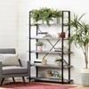 Gimetri 12470 Shelving Unit with 5 Fixed Shelves - Driftwood Gray image 3