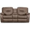 Avalon Reclining Polyurethane Loveseat with Console (838-28-936-17) image 1