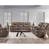 Avalon Reclining Polyurethane Loveseat with Console (838-28-936-17) image 2