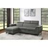 Cadence Fabric 2 pc Sectional (9403GY*SC) image 14