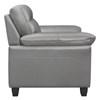 Denizen Stationary Leather Match Chair (9537GRY-1) image 3