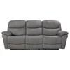 Longvale Power Reclining Fabric Sofa (9580GY-3PWH) image 1