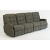 Devon Power Reclining Fabric 4 pc Sectional (2882-57H-123-00/2882-58H-123-00/2882-19-123-00/2882-19-123-00) image 1