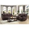 Center Hills Reclining Leather Match Sofa (9668NDB-3) image 5