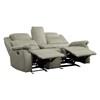 Shola Reclining Fabric Loveseat with Console (9848GY-2) image 3