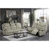 Shola Reclining Fabric Loveseat with Console (9848GY-2) image 5