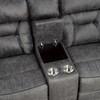Madrona Hill Reclining Fabric Loveseat with Console (9989GY-2) image 4