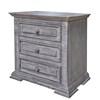 Terra Gray 3-Drawer Nightstand (IFD1041NTS) image 1