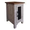 Pueblo Gray Chairside Table (IFD3401CST) image 1