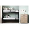 Fakto 11822 Solid Wood Twin Bunk Bed - Matte Black image 5
