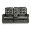 Devon Power Reclining Leather Loveseat with Console (3881-601M-824-00) image 1