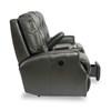 Devon Power Reclining Leather Loveseat with Console (3881-601M-824-00) image 6