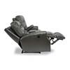 Devon Power Reclining Leather Loveseat with Console (3881-601M-824-00) image 7