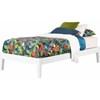 Vito 12473 Solid Wood Platform Bed - White image 1