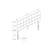 I 6004Q Queen Headboard - Beige Linen image 5