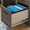 Gravity 12509 Desk with 2 Drawers - Gray Maple image 6