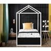 Sweedi 12512 Wooden House Bed Frame - White image 5