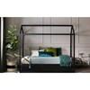 Sweedi 12513 Wooden House Bed Frame - Black image 5