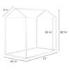 Sweedi 12513 Wooden House Bed Frame - Black image 6
