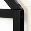 Sweedi 12551 Solid Wood Bed with House Frame Headboard - Matte Black image 4